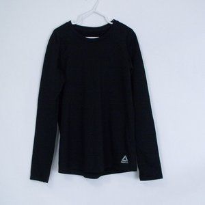 Reebok Boys Black Compression Shirt M 10-12